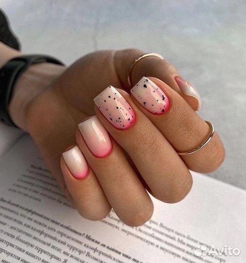 Скоростной маникюр с покрытием гель-лак