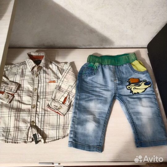 Рубашка на мальчика 68