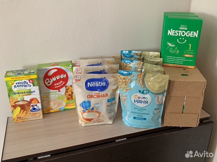 Детские каши и Смеси