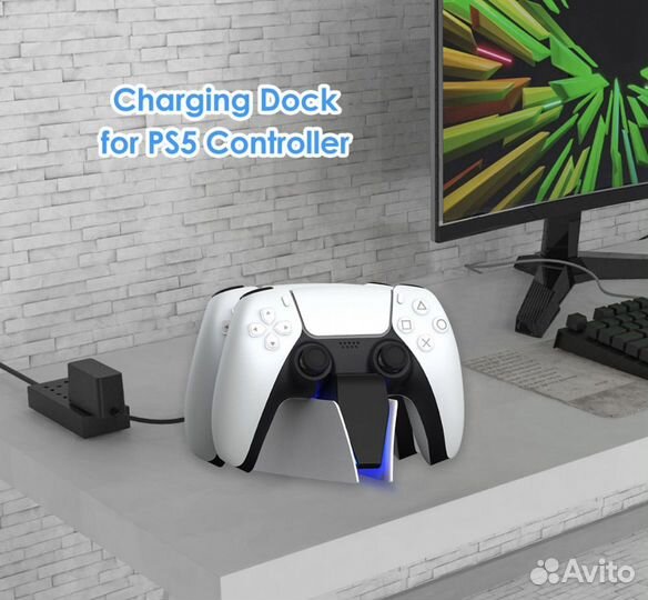 Зарядная станция для геймпадов ps5