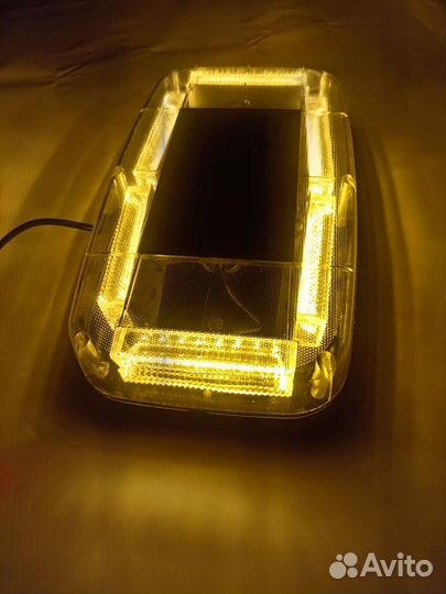 Мигалка желтая LED 31 см