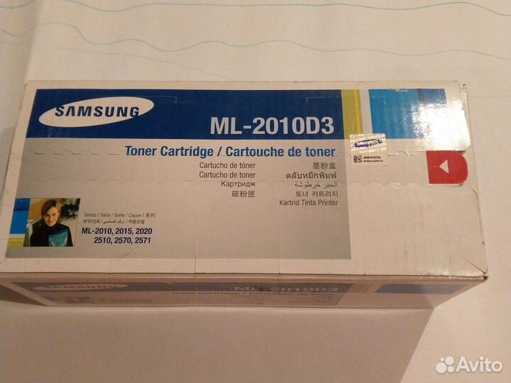 Картридж для принтера samsung ML-2010D3 оригинал