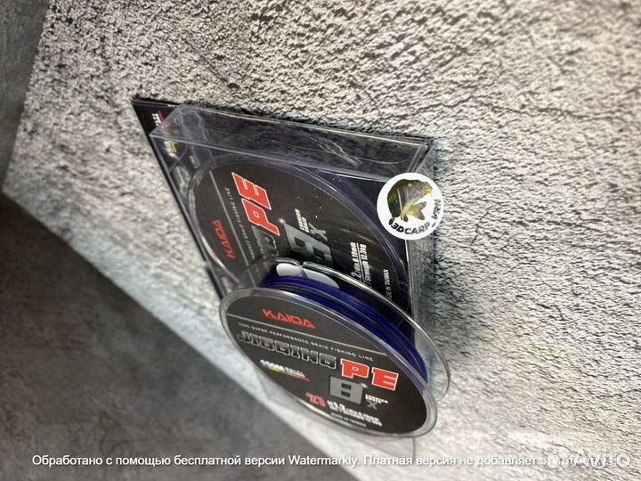 Шнур плетеный kaida jigging PE 8X 150м 0.16-0.19мм