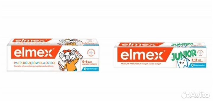 Зубная паста Elmex и GC Tooth Mousse