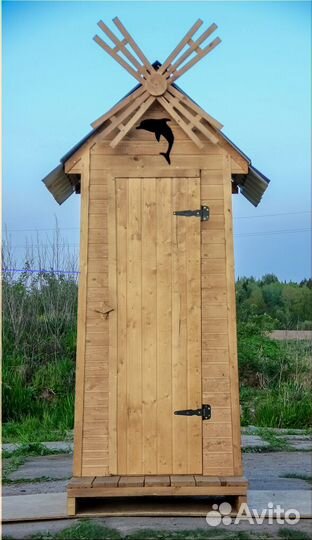 Дачный туалет деревянный BAG342