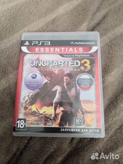 Диски для ps3 Havy Rain Uncharted 3 Battlefield 4