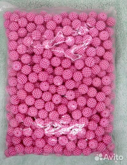 Бусины шамбала (ежевика) для рукоделия