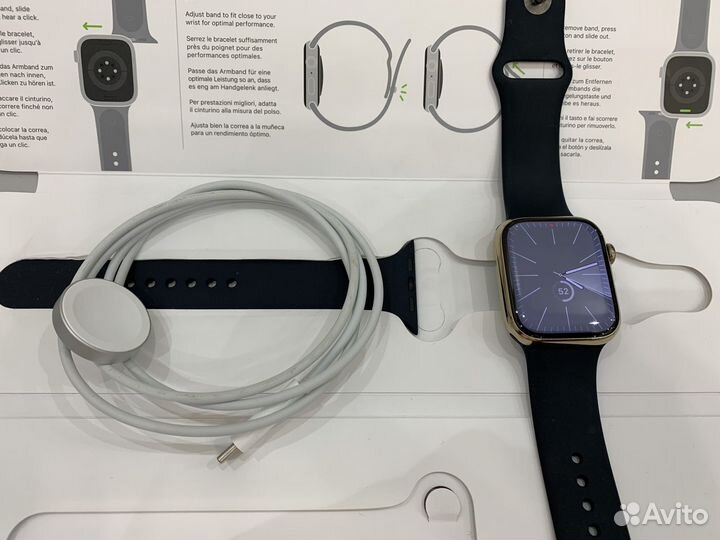 Часы Apple Watch 8 45 mm stainless steel 100 АКБ