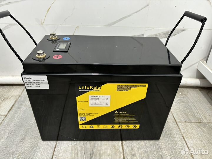 LiitoKala 24V100Ah lifepo4