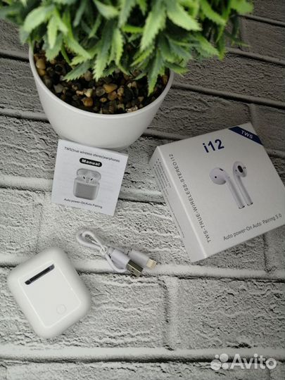 TWS i12 беспроводные наушники