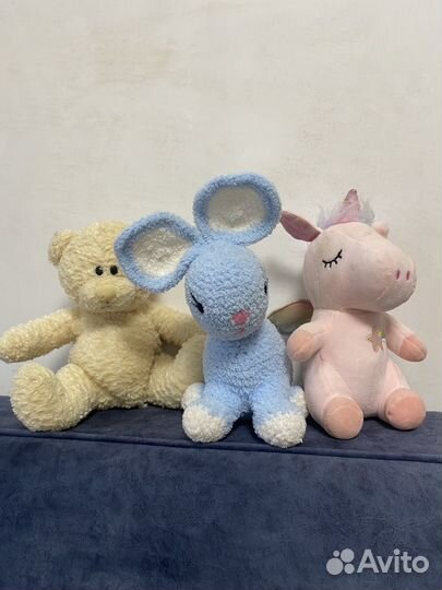 Мягкая игрушка мишка зайка единорог