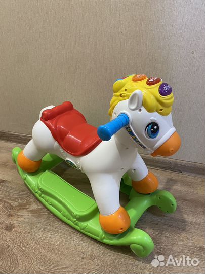 Музыкальная Лошадка качалка каталка