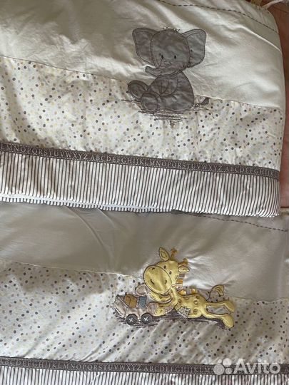 Бортики в кроватку mothercare