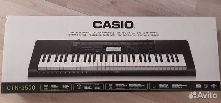 Синтезатор casio CTK 3500