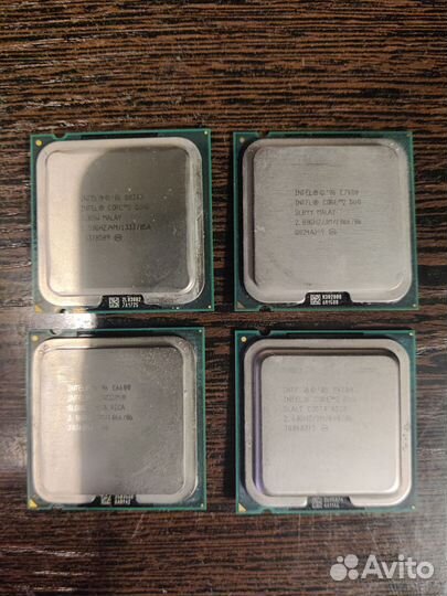 Процессоры Intel S775