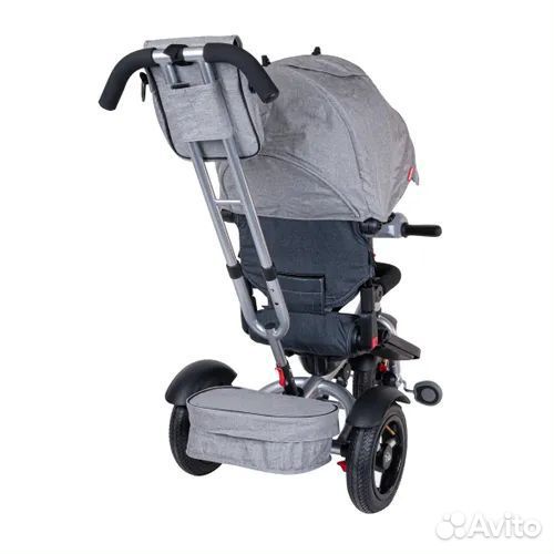 Детский велосипед трехколесный с ручкой