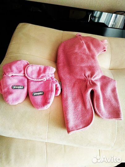 Шапка Керри,варежки Рейма,шарф Бенеттон