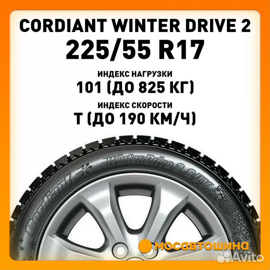 Cordiant Winter Drive 2 225/55 R17 101T