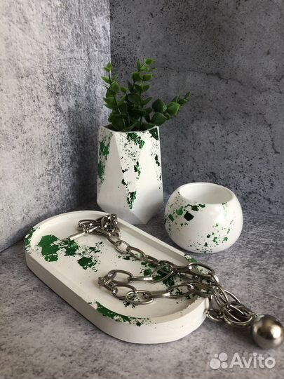 Декоративный комплект из гипса