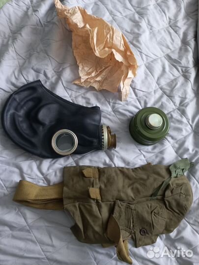 Противогаз гп 5 Новые с фильтром. СССР. Доставка