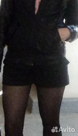 Шорты чёрные и бежевые