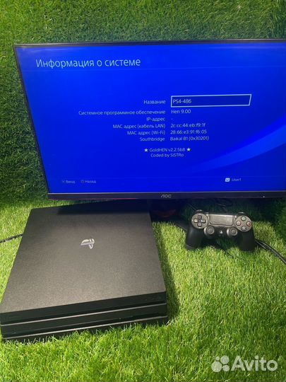 Sony Playstation 4 PRO HEN 9.00 (Прошитая)