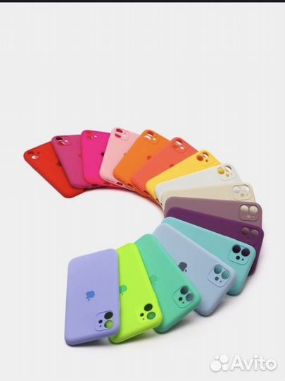 Silicone Case Чехлы на 11 с защитой камеры