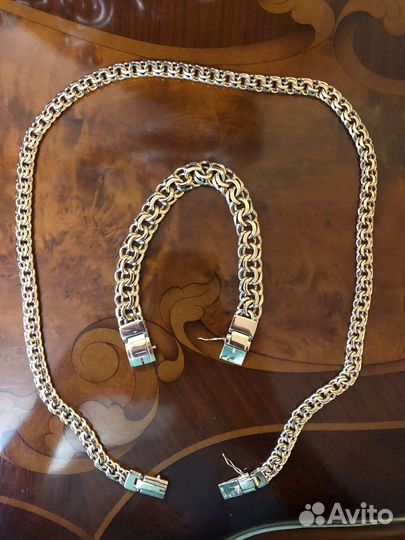 Золотая цепь, браслет