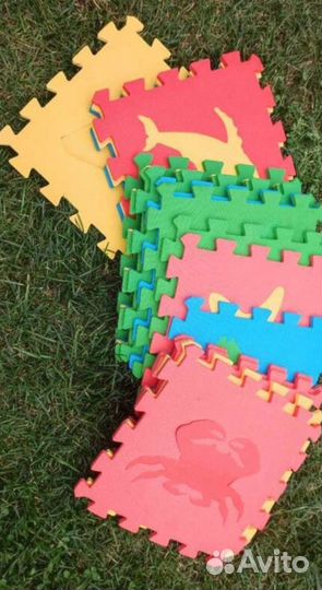 Развивающий коврик пазл детский