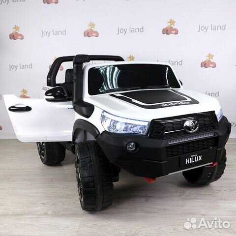 Электромобиль детский Toyota Hilux DK-HL850 белый