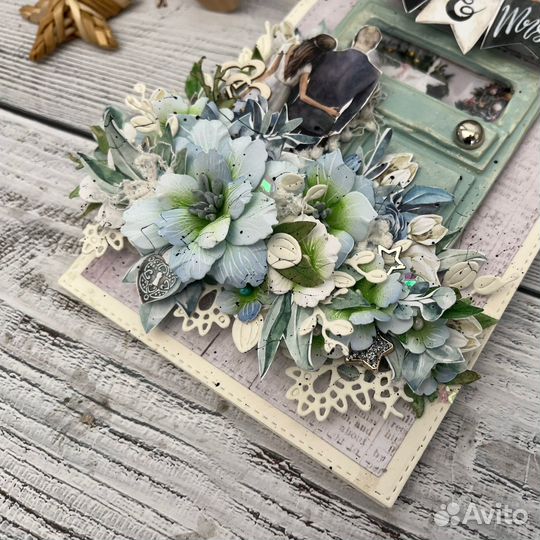 Открытка на свадьбу ручной работы