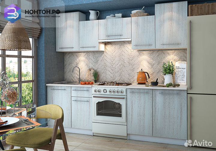 Кухня Бланка белый / кантри