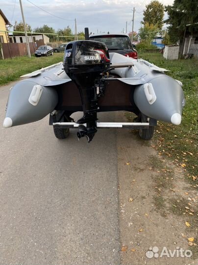 Комплект Лодка Гладиатор 370+мотор Suzuki 15 л.с