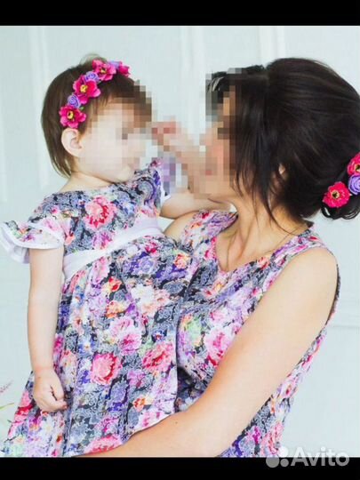 Family look платья для мамы и дочки