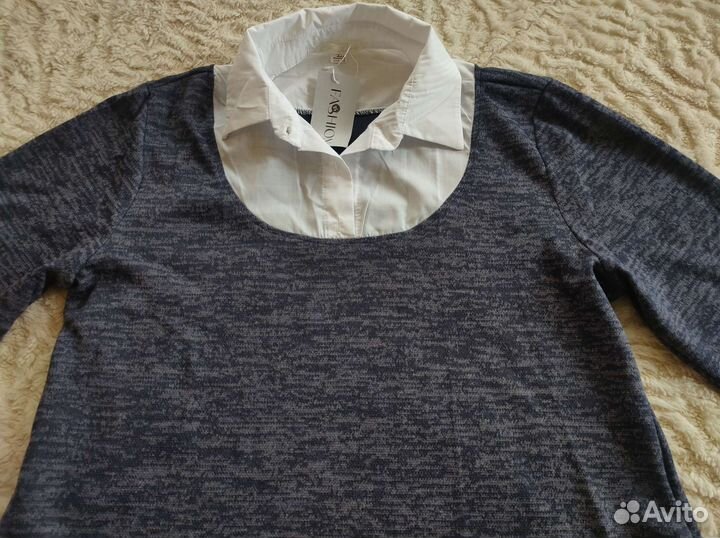 Новое платье из ангоры, р 58