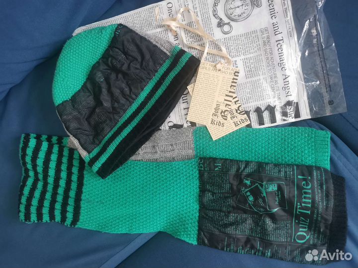 Шапки и шарф Galliano оригинал Италия