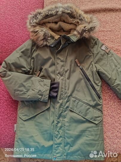 Финская Зимняя парка на рост 152+6 в идеале