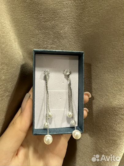 Серьги с жемчугом