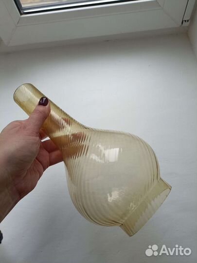 Стеклянный плафон от люстры, Югославия