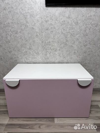 Ящик комод для игрушек скамья Икеа смостад