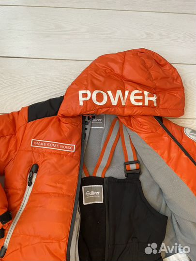 Детский зимний комбинезон на мальчика 110