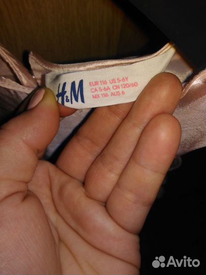 Платье h&m для девочки 5 лет