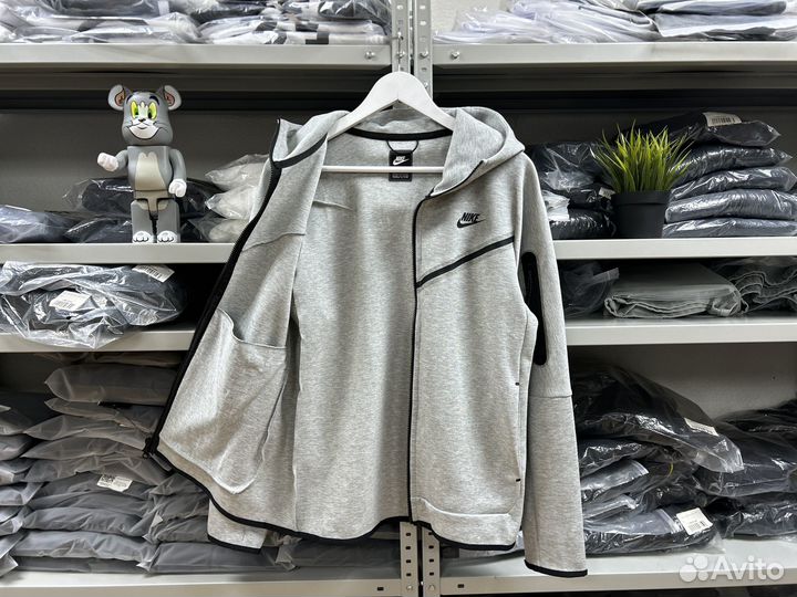 Кофта Nike Tech Fleece Серый