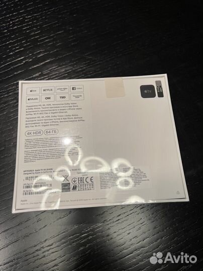 Apple tv 4k 64gb новый