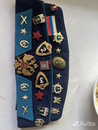 Пилотка ввс СССР со значками