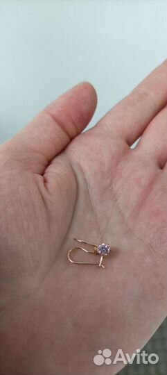 Золотые серьги