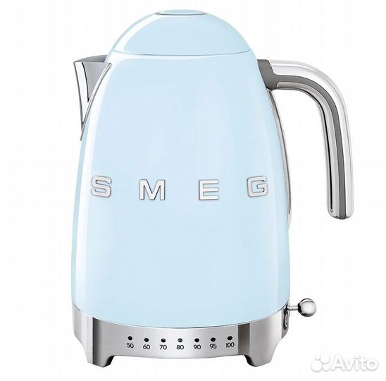 Чайник Smeg KLF04, пастельный голубой