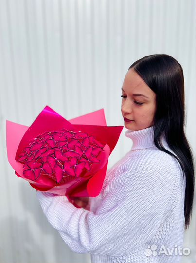 Букет из бабочек светящийся