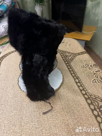 Мужская шапка из стриженой норки