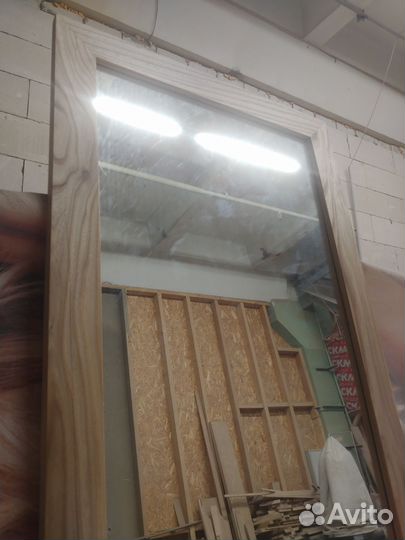 Зеркало из массива дерева